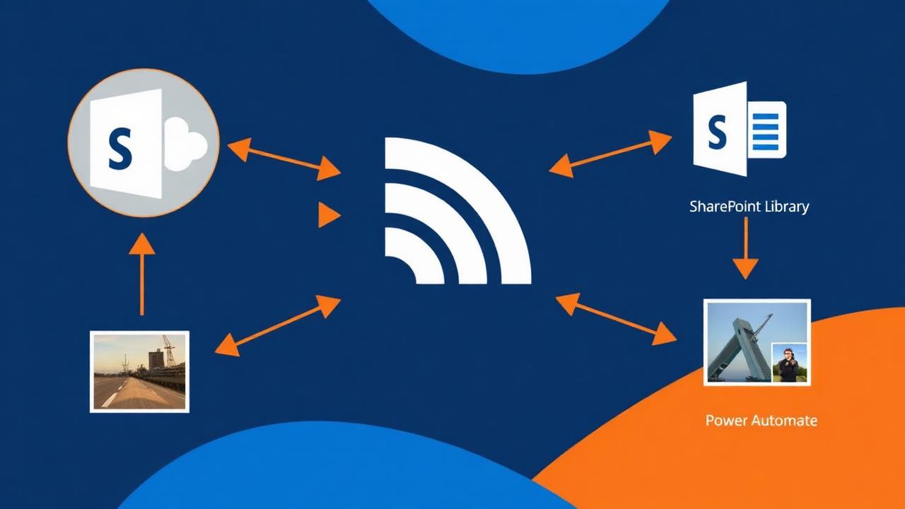 RSS-feedi pildi sünkroniseerimine SharePointi raamatukokku Power Automate'iga
